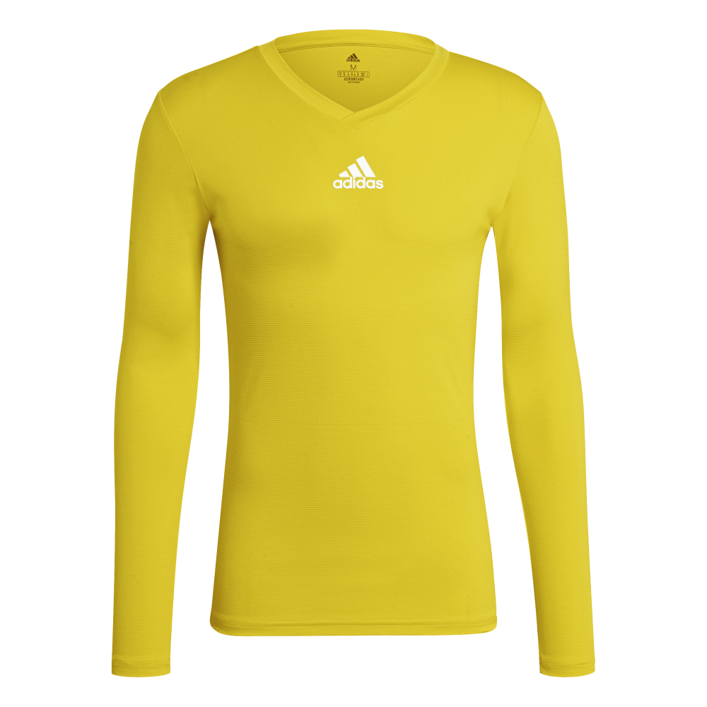 ADIDAS Team Base Longsleeve Herren (team yellow) - Front View