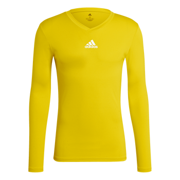 ADIDAS Team Base Longsleeve Herren (team yellow) - Front View