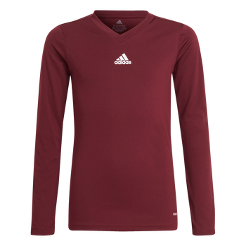 ADIDAS Team Base Longsleeve Kind (team maroon) - Front View