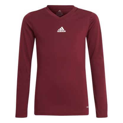 ADIDAS Team Base Longsleeve Kind (team maroon) - Front View