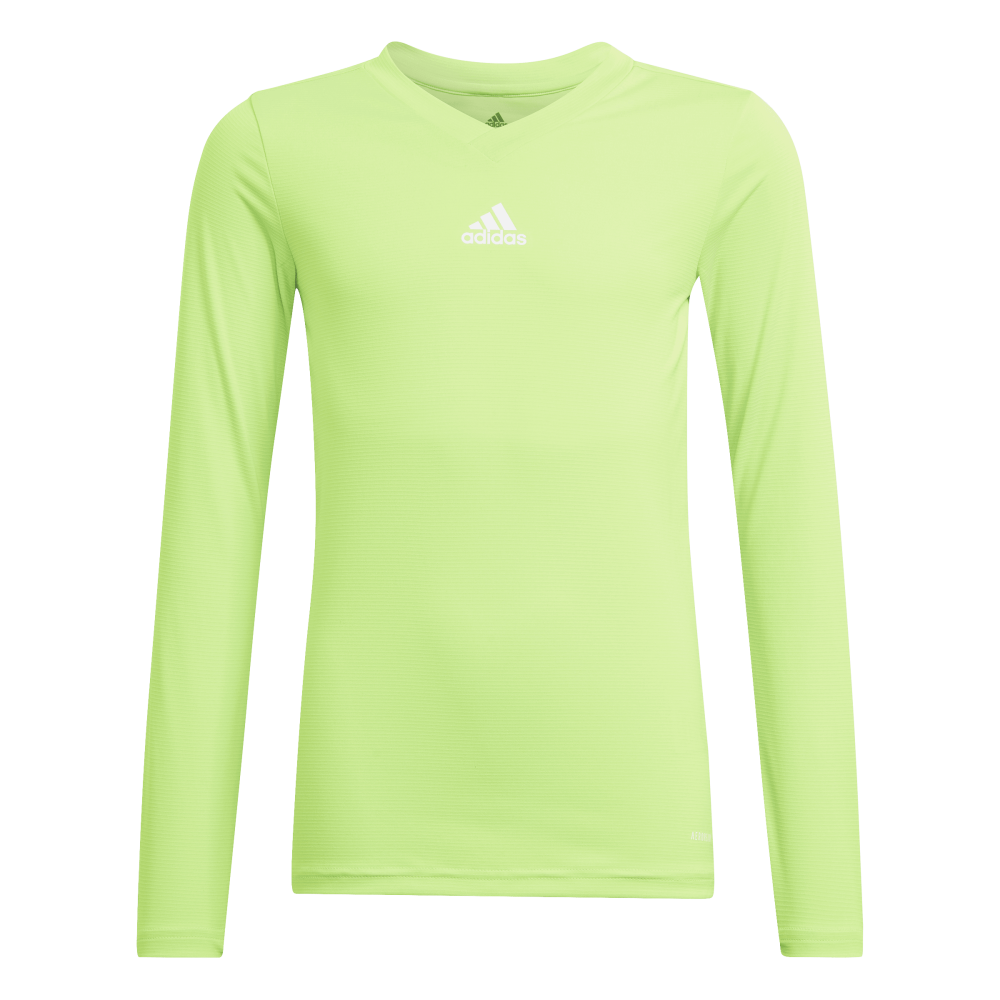 ADIDAS Team Base Longsleeve Kind (team solar green) - Front View