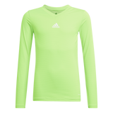 ADIDAS Team Base Longsleeve Kind (team solar green) - Front View