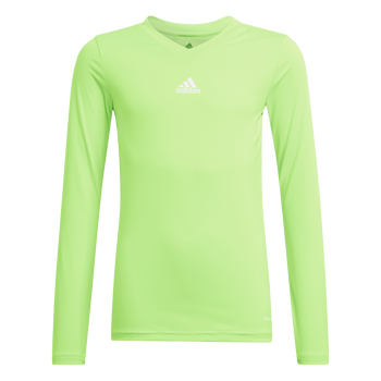 ADIDAS Team Base Longsleeve Kind (team solar green) - Front View