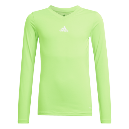 ADIDAS Team Base Longsleeve Kind (team solar green) - Front View