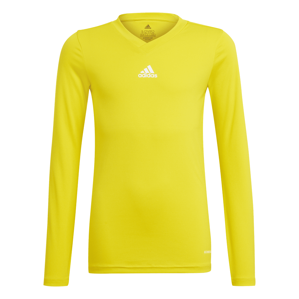 ADIDAS Team Base Longsleeve Kind (team yellow) - Front Center View