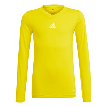 ADIDAS Team Base Longsleeve Kind (team yellow) - Front Center View