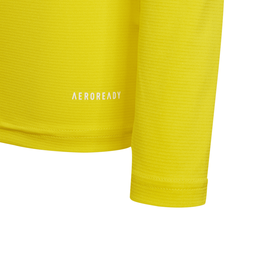 ADIDAS Team Base Longsleeve Kind (team yellow) - Detail View 2