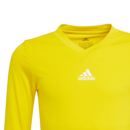 ADIDAS Team Base Longsleeve Kind (team yellow) - Detail View 3