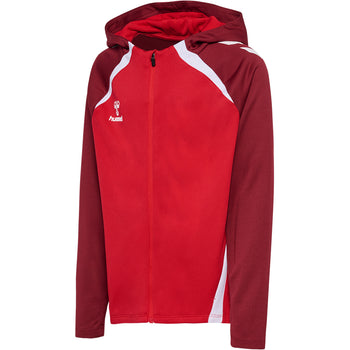 HUMMEL Lead 2.0 Zip Hoodie Unisex Kind Rot