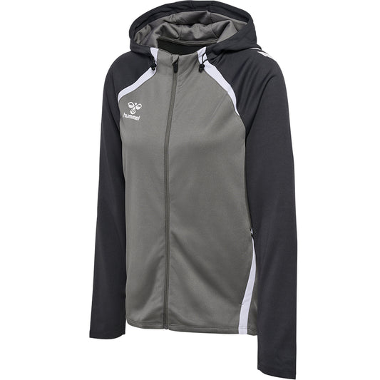 HUMMEL Lead 2.0 Zip Hoodie Damen Grau