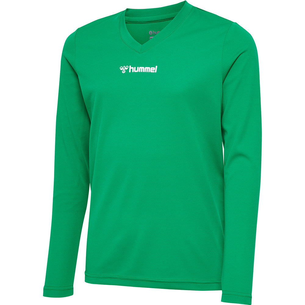 HUMMEL Bl Essential Tee L/S Unisex Kind Grün