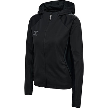 HUMMEL Cima 2.0 Zip Hoodie Damen Schwarz