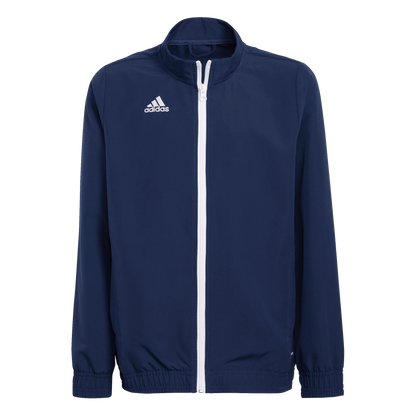 ADIDAS Entrada 22 Präsentationsjacke Kind (team navy blue 2) - Front View