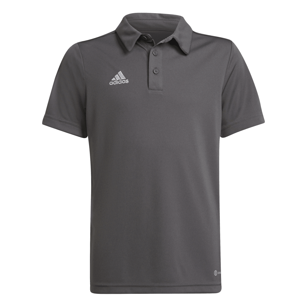 ADIDAS Entrada 22 Poloshirt Kind (team grey four) - Front View