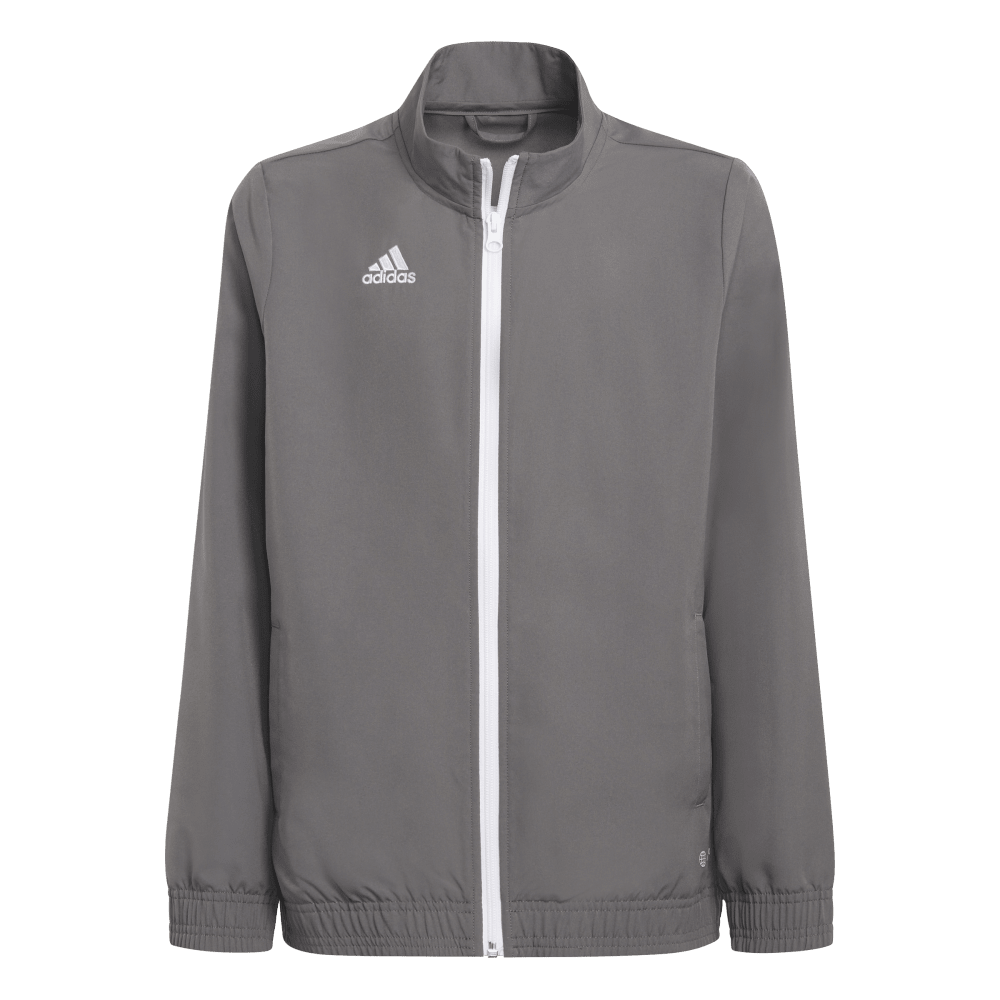 ADIDAS Entrada 22 Präsentationsjacke Kind (team grey four) - Front View