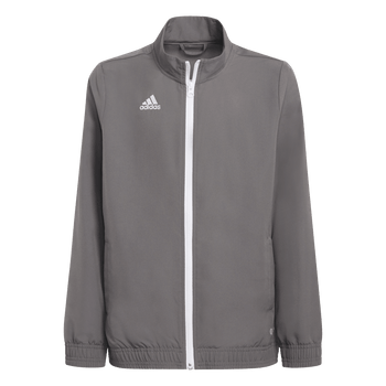 ADIDAS Entrada 22 Präsentationsjacke Kind (team grey four) - Front View