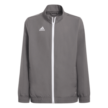 ADIDAS Entrada 22 Präsentationsjacke Kind (team grey four) - Front Center View