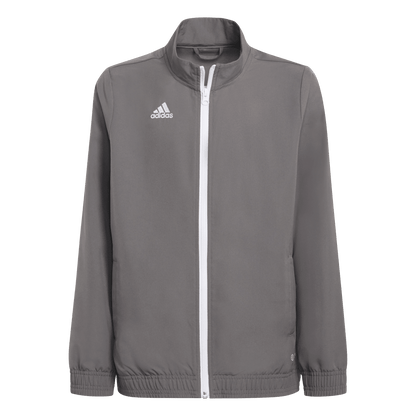 ADIDAS Entrada 22 Präsentationsjacke Kind (team grey four) - Front Center View