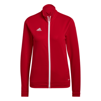 ADIDAS Entrada 22 Trainingsjacke Damen (team power red 2) - Front View
