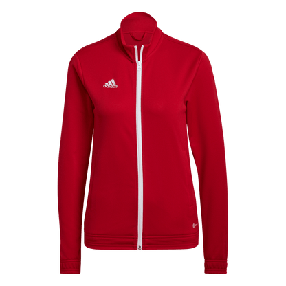 ADIDAS Entrada 22 Trainingsjacke Damen (team power red 2) - Front View
