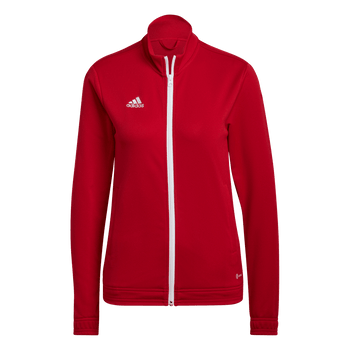ADIDAS Entrada 22 Trainingsjacke Damen (team power red 2) - Front Center View