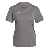 ADIDAS Entrada 22 T-Shirt Damen (team grey four) - Front View
