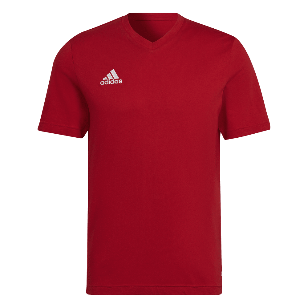 ADIDAS Entrada 22 T-Shirt Herren (team power red 2) - Front Center View