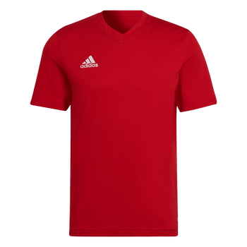 ADIDAS Entrada 22 T-Shirt Herren (team power red 2) - Front Center View