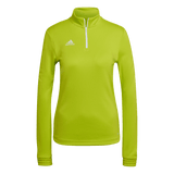 ADIDAS Entrada 22 Training Oberteil Damen (team semi sol yellow) - Front View