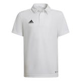 ADIDAS Entrada 22 Poloshirt Kind (white) - Front View