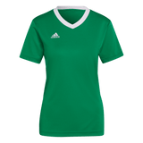 ADIDAS Entrada 22 Trikot Damen (team green/white) - Front View
