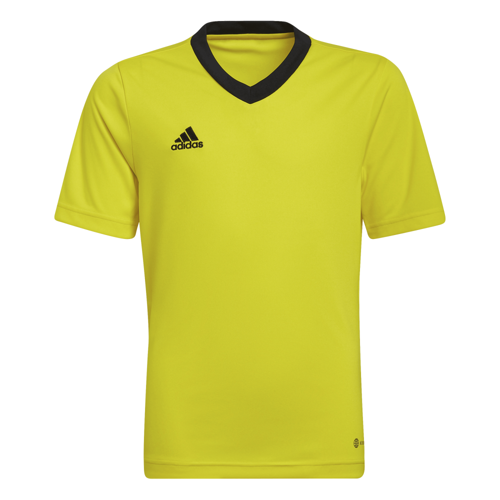 ADIDAS Entrada 22 Trikot Kind (team yellow/black) - Front View