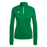 ADIDAS Entrada 22 Training Oberteil Damen (team green/white) - Front View