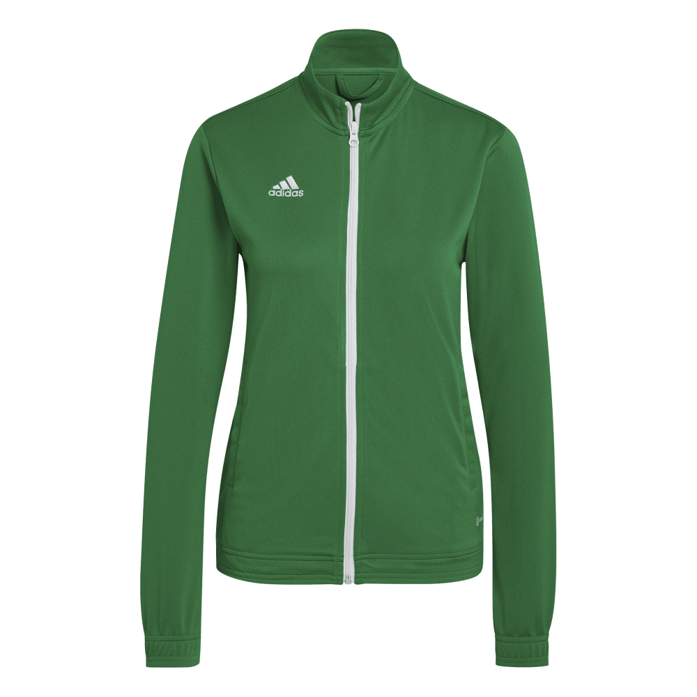ADIDAS Entrada 22 Trainingsjacke Damen (team green/white) - Front View