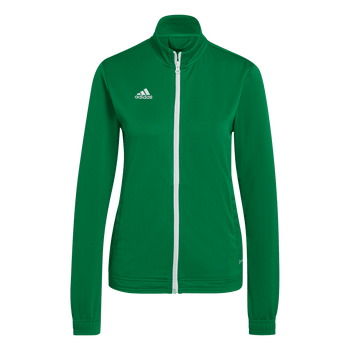 ADIDAS Entrada 22 Trainingsjacke Damen (team green/white) - Front Center View