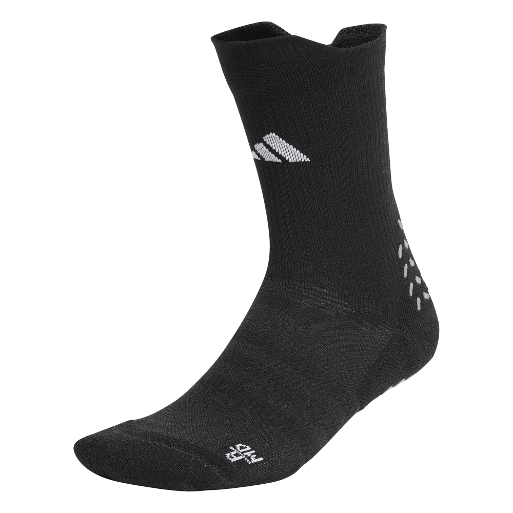 ADIDAS Adidas Football Grip Printed Cushioned Crew Performance Socken (black/white) - Side Center View