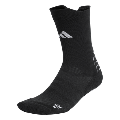 ADIDAS Adidas Football Grip Printed Cushioned Crew Performance Socken (black/white) - Side Center View