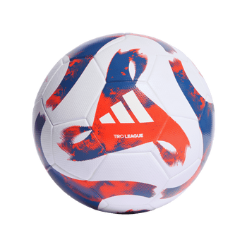 ADIDAS Tiro League Tsbe Ball (white/team royal blue/team solar orange) - Front Center View