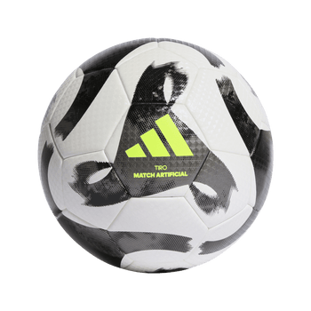 ADIDAS Tiro League Artificial Ground Ball (white/black/iron met./solar yellow) - Front Center View