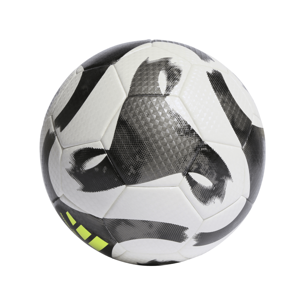 ADIDAS Tiro League Artificial Ground Ball (white/black/iron met./solar yellow) - Back Center View