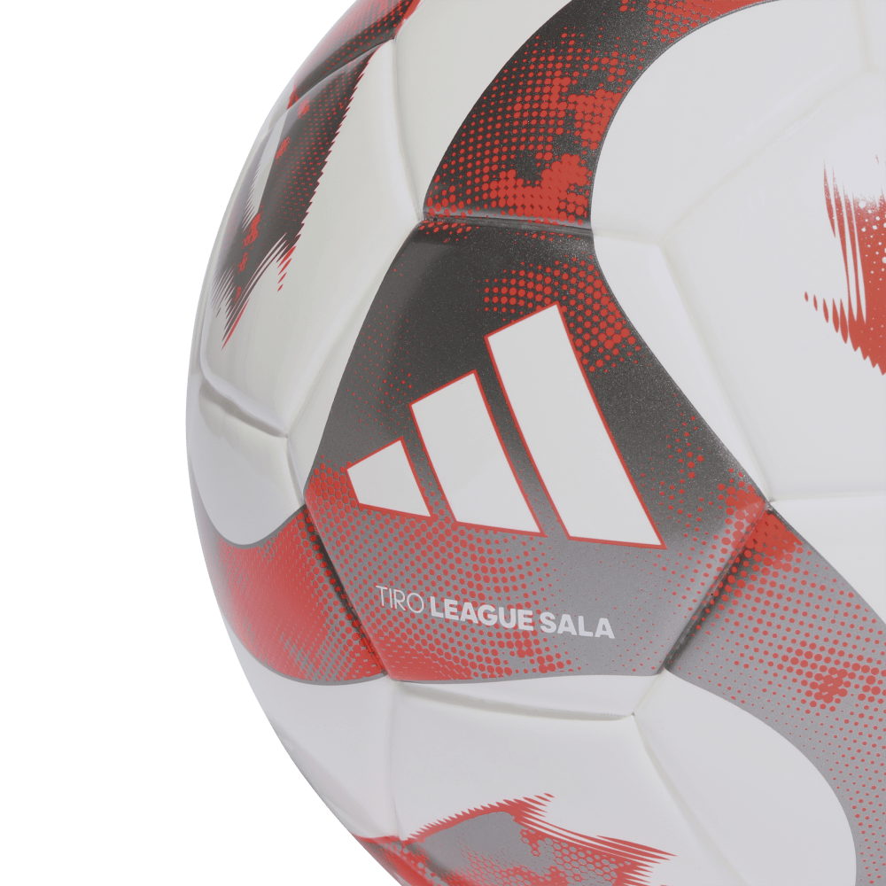 ADIDAS Tiro League Sala Ball (white/solar red/iron met.) - Detail View 1
