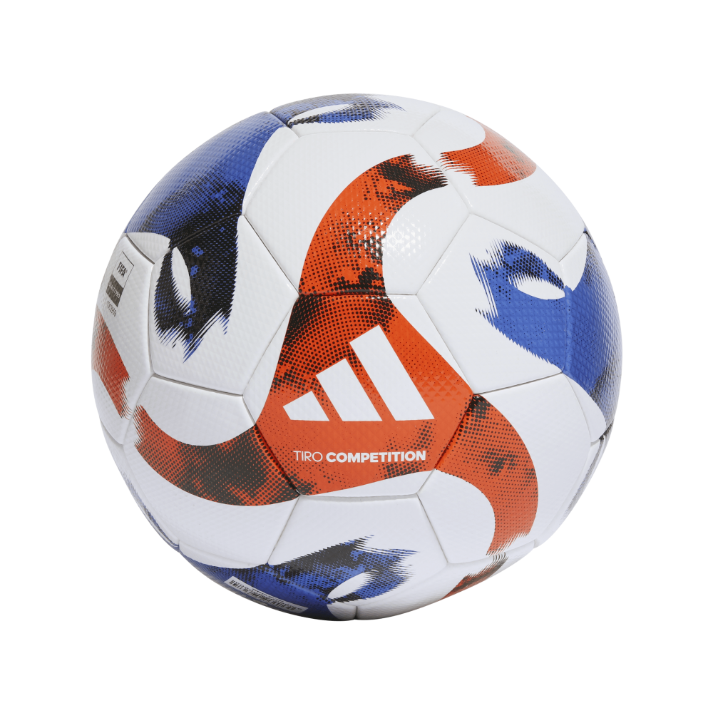 ADIDAS Team Competition Ball (white/black/team solar orange/team royal blue) - Front Center View