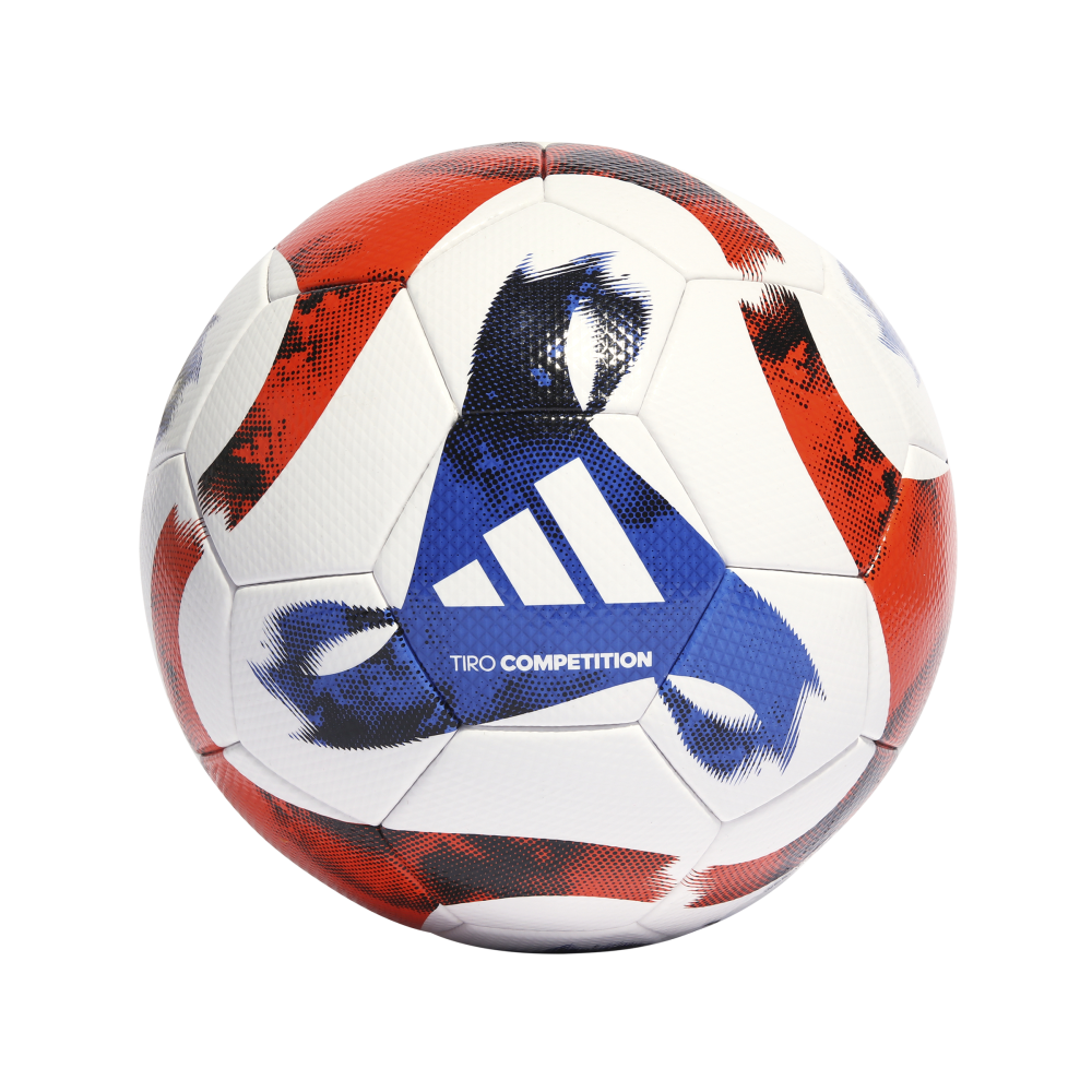 ADIDAS Team Competition Ball (white/black/team solar orange/team royal blue) - Back Center View