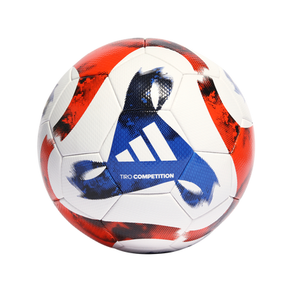 ADIDAS Team Competition Ball (white/black/team solar orange/team royal blue) - Back Center View