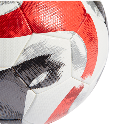 ADIDAS Tiro Pro Ball (white/black/iron met./power red) - Detail View 2