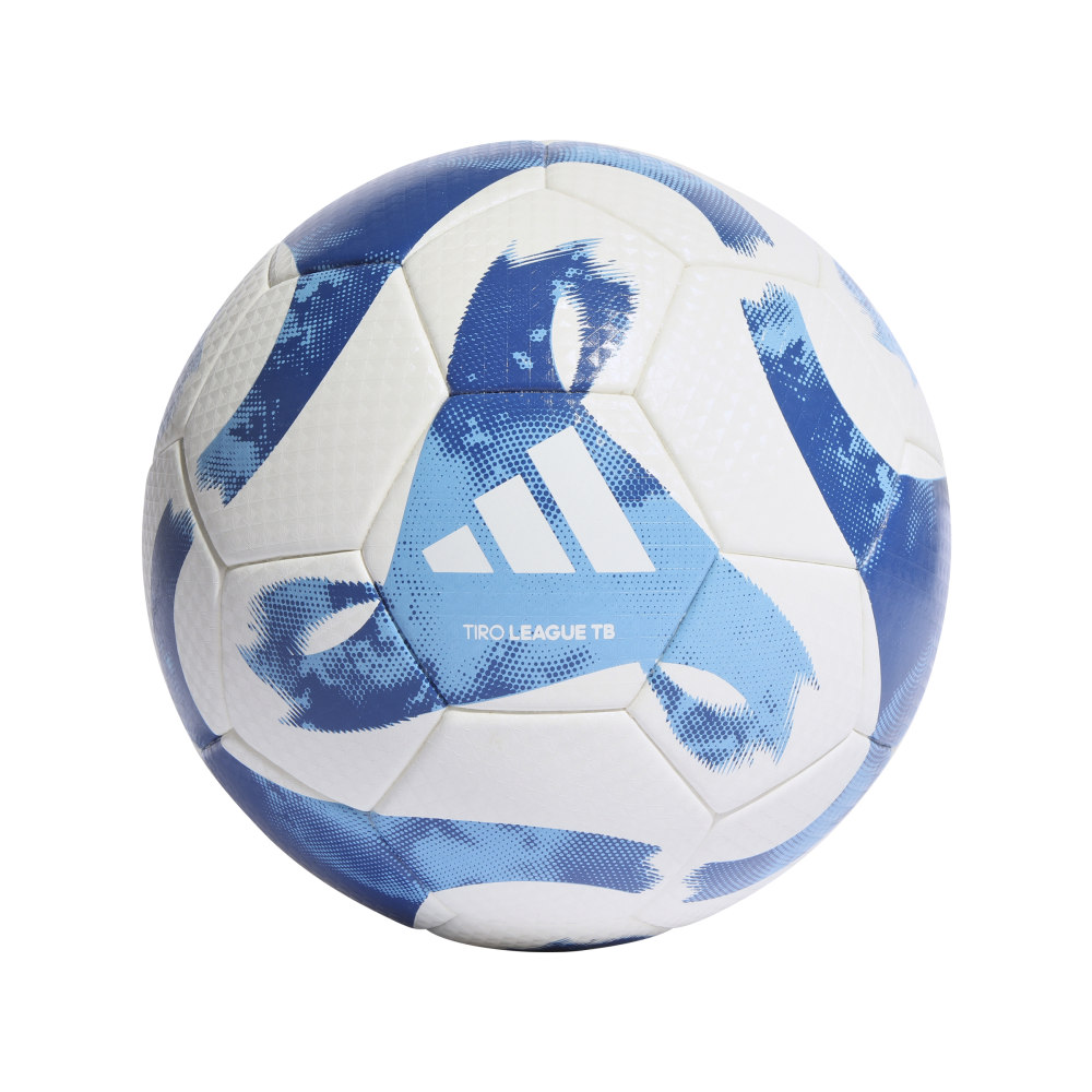 ADIDAS Tiro League Thermally Bonded Ball (white/team royal blue/light blue) - Front Center View