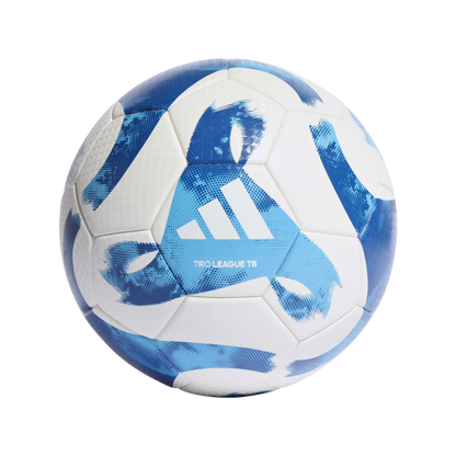 ADIDAS Tiro League Thermally Bonded Ball (white/team royal blue/light blue) - Front Center View