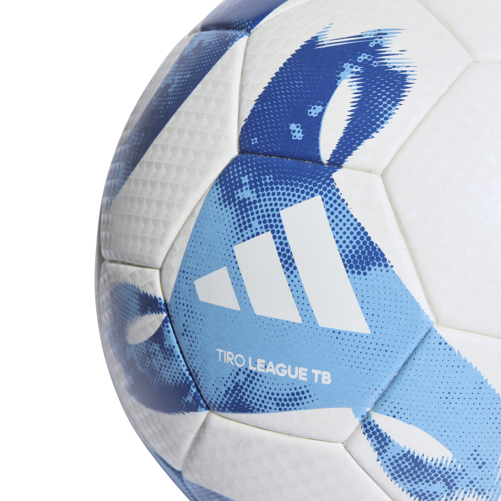 ADIDAS Tiro League Thermally Bonded Ball (white/team royal blue/light blue) - Detail View 2