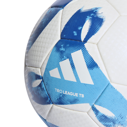 ADIDAS Tiro League Thermally Bonded Ball (white/team royal blue/light blue) - Detail View 2