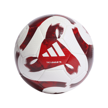 ADIDAS Tiro League Thermally Bonded Ball (white/team colleg burgundy/team colleg red) - Front Center View